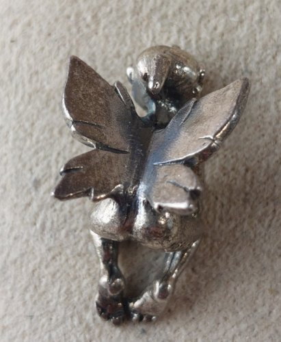 Pendentif elfe Trollbeads Fantasy Elf, en argent massif ^