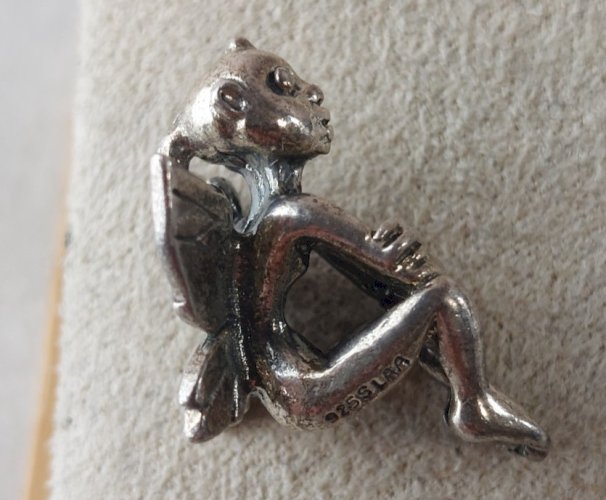 Pendentif elfe Trollbeads Fantasy Elf, en argent massif ^