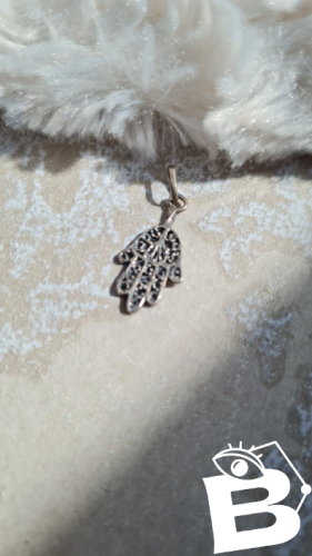 Pendentif en argent 925 main de fatma 