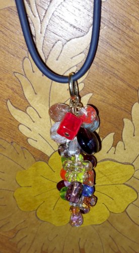 Pendentif en verre de murano Millefiori