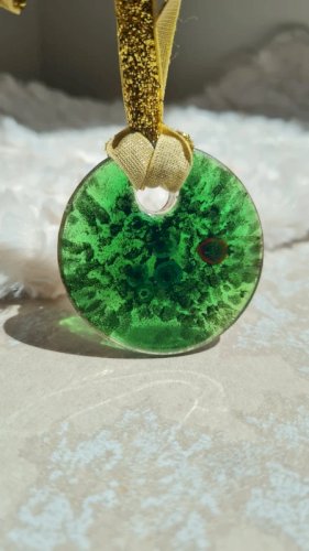 pendentif en verre style Murano