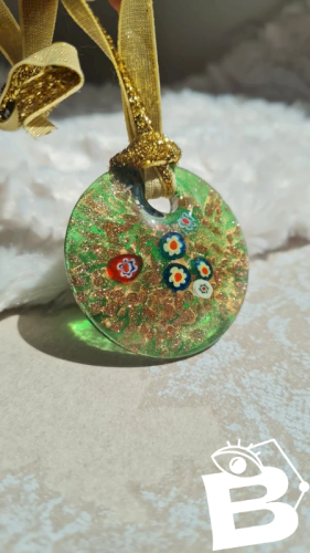 pendentif en verre style Murano