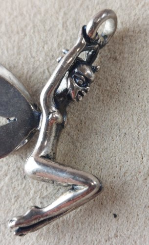 Pendentif fée Trollbeads Fantasy Fairy, en argent massif ^