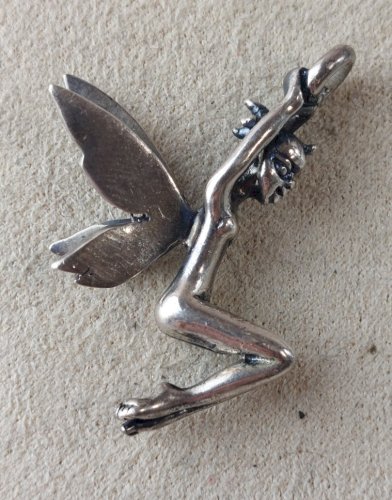 Pendentif fée Trollbeads Fantasy Fairy, en argent massif ^