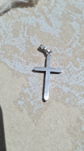 Pendentif grande croix en argent 925
