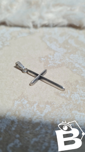 Pendentif grande croix en argent 925