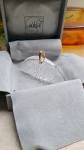 Lalique pendant honeysuckle tree of life