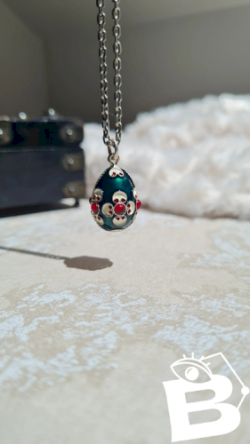 Pendentif Oeuf cloisonné