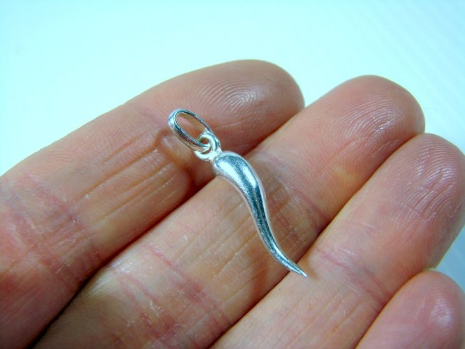 Pendentif vintage argent massif, poinçon 925, P - 1,5 grs.