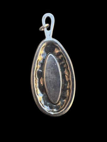 Pendentif vintage vers 1960 Collection Unisexe Couture Design Cabochon Verre