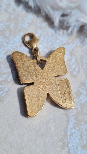 Pendentif Yves-Saint-Laurent Papillon violet