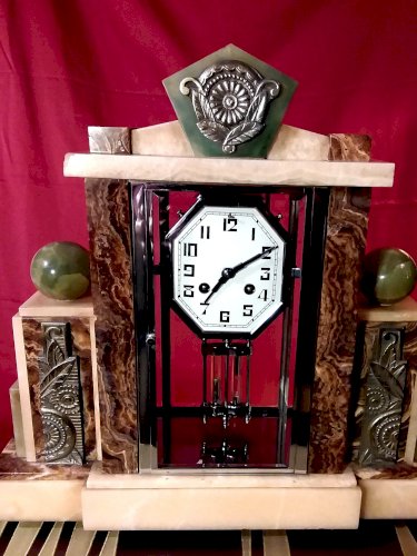 PENDULE ART DÉCO SKYSCRAPER 