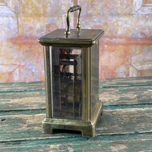 Pendule D’officier BAYARD Paris Mouvement DUVERDREY & BLOQUEL Carriage Clock