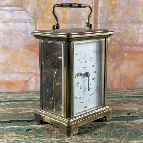 Pendule D’officier BAYARD Paris Mouvement DUVERDREY & BLOQUEL Carriage Clock