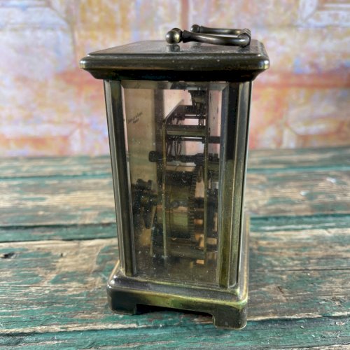 Pendule D’officier BAYARD Paris Mouvement DUVERDREY & BLOQUEL Carriage Clock