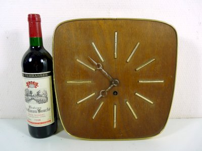 Art Deco Wooden Clock Lenzkirch Movement AGU.1 Million to Restore H - 29 cm