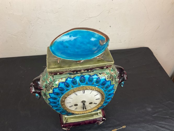 Pendule jules vieillard bordeaux Céramique