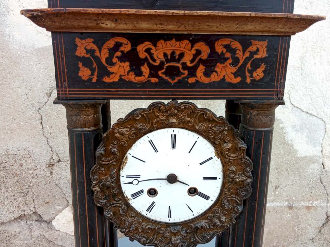 Pendule portique – Époque Charles X – À réviser 