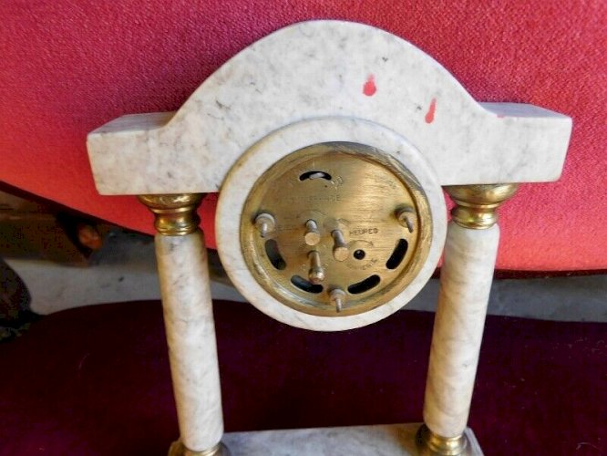 PENDULE REVEIL HORLOGE MARBRE