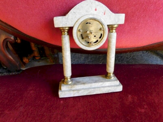 PENDULE REVEIL HORLOGE MARBRE