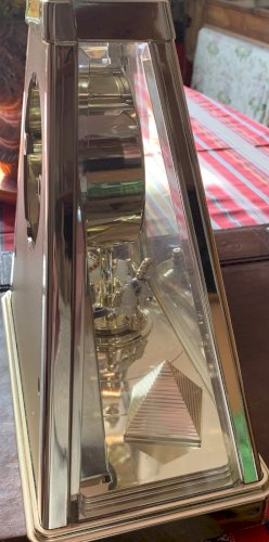 pendule seiko vintage pyramide chevaux planètes superbe...