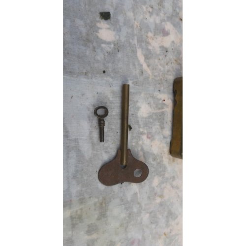 Pendulette dOfficier SCT Flarum Bronze et Verre bisauté
