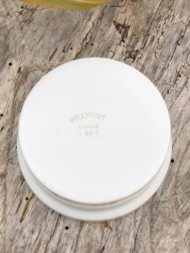 Petit beurrier en porcelaine Pillivuyt