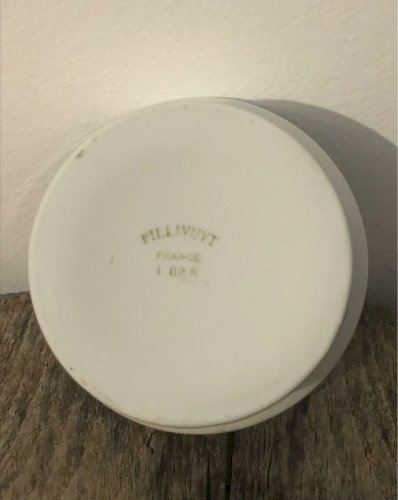 Petit beurrier en porcelaine Pillivuyt