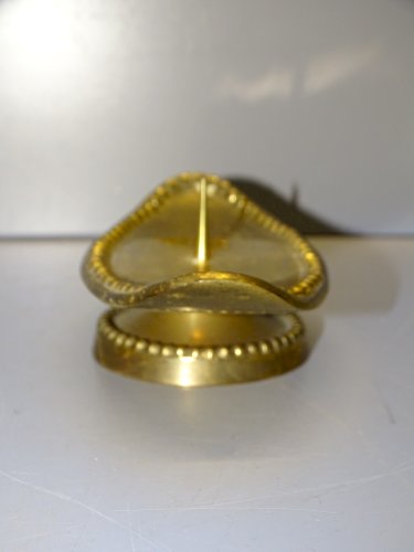 -PETIT BOUGEOIR PIQUE CIERGE EN LAITON COLLECTION DECO BOUGIE    D