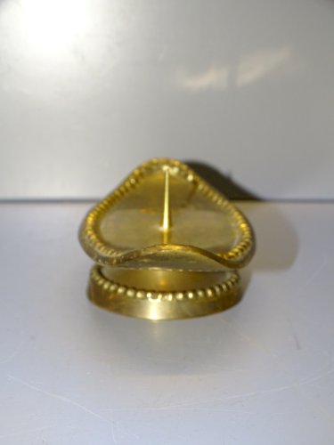 -PETIT BOUGEOIR PIQUE CIERGE EN LAITON COLLECTION DECO BOUGIE    D