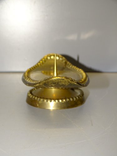 -PETIT BOUGEOIR PIQUE CIERGE EN LAITON COLLECTION DECO BOUGIE    D