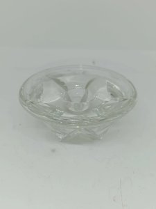 Petit bougeoir vintage en cristal en bon etat