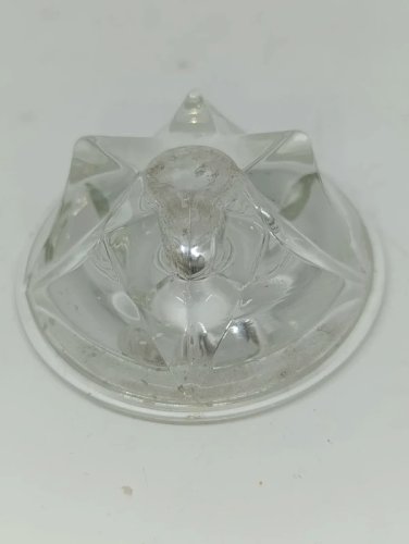 Petit bougeoir vintage en cristal en bon etat