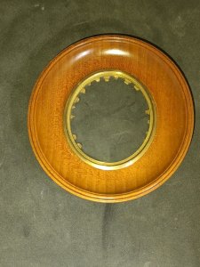 small antique wooden and glass photo frame in good condition