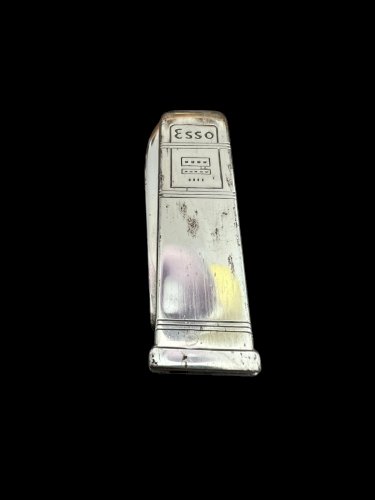 Petit couteau de poche vintage publicitaire recto-verso Esso unisexe collection