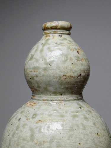 Petit gourde double à saké céramique Japonaise dIga vintage/ancienne collection