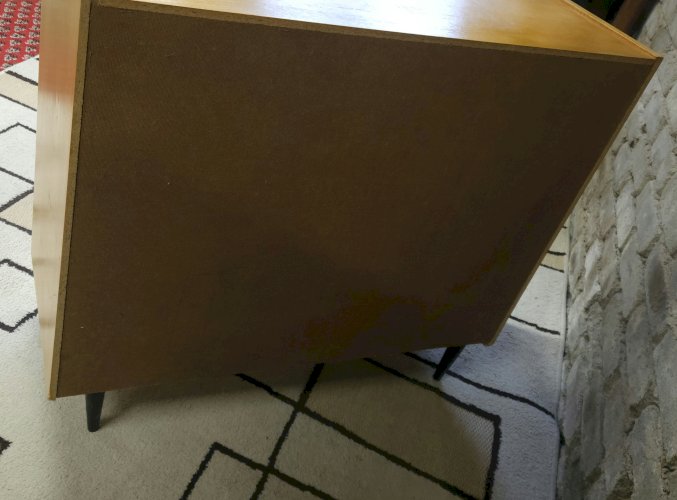 Petit meuble 1 tiroir 2 portes année 1960