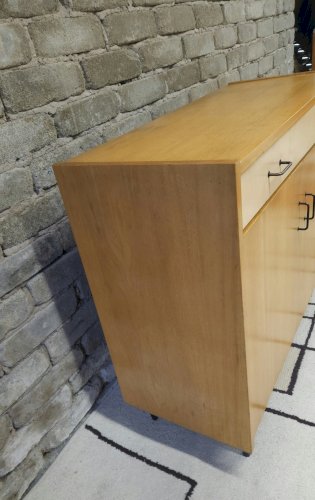 Petit meuble 1 tiroir 2 portes année 1960