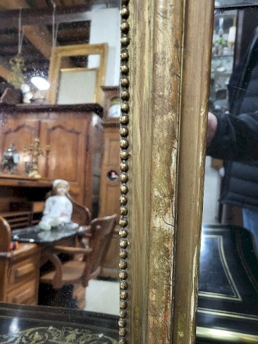 PETIT MIROIR LOUIS PHILIPPE DORE