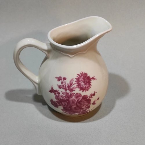 Petit pichet, pot à lait, crémier en porcelaine Chaumette et Favor