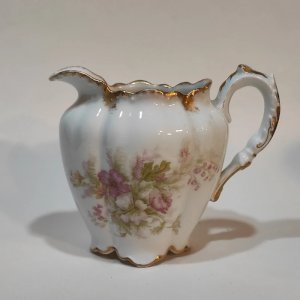 Small pitcher, porcelain milk pot from Limoges, Haviland