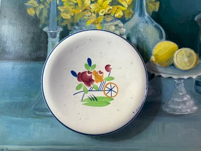 Small dish Gien "My Country"