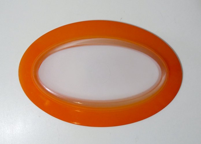 petit plat ovale ravier Duralex orange Vintage