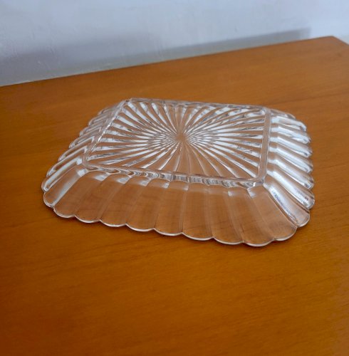 Petit plateau Baccarat modèle Bambou 