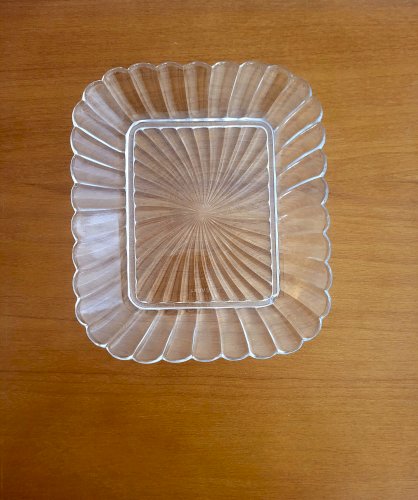 Petit plateau Baccarat modèle Bambou 