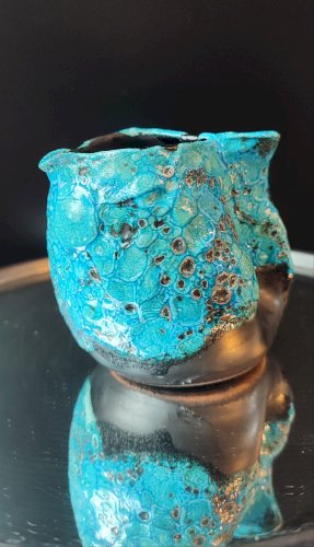 Petit pot à lait en céramique Cyclope Emaux des Glaciers