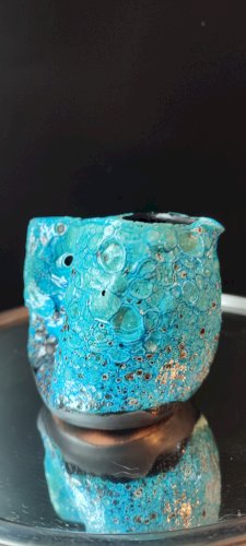 Petit pot à lait en céramique Cyclope Emaux des Glaciers