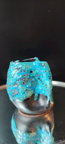 Petit pot à lait en céramique Cyclope Emaux des Glaciers