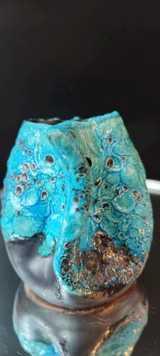 Petit pot à lait en céramique Cyclope Emaux des Glaciers