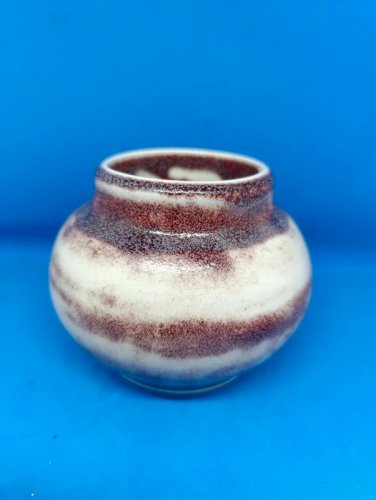 petit vase boule couleur degradé en bon etat